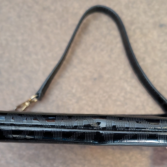 Almost New Michael Kors Black Patent Leather Handbag